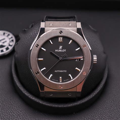 hublot classic fusion 45 automatic titanium|Hublot classic fusion original.